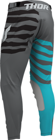 THOR Launchmode Shredder Pants - Charcoal/Aqua - US 40 2901-13048
