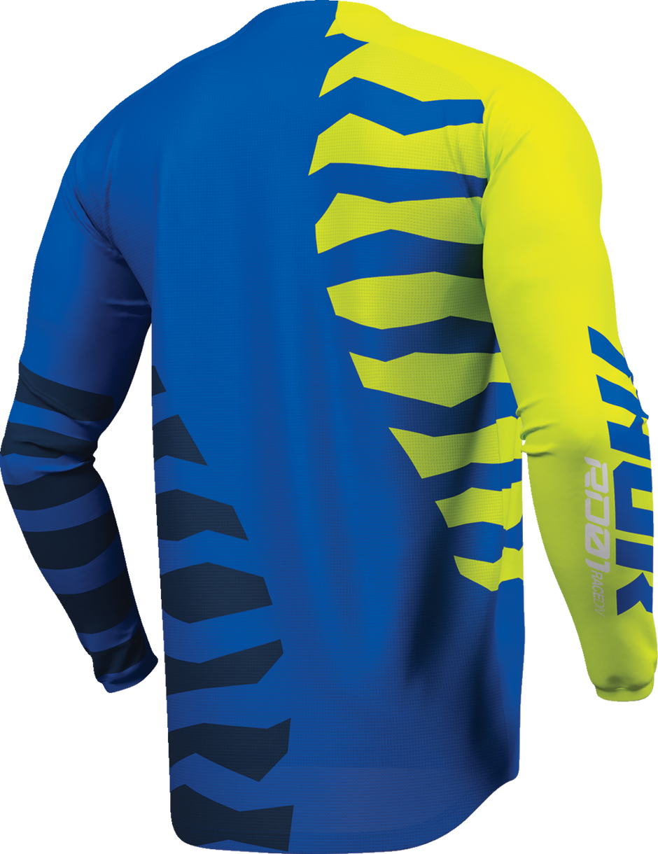 THOR Launchmode Shredder Jersey - Blue/Acid - XL 2910-8887