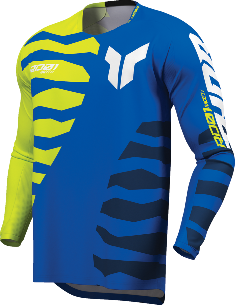 THOR Launchmode Shredder Jersey - Blue/Acid - 2XL 2910-8888