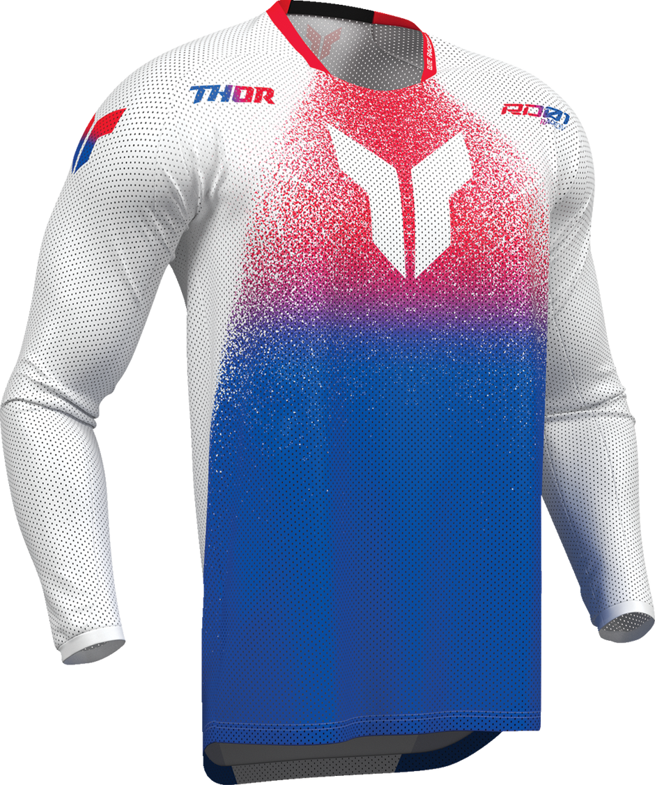 THOR Launchmode Air Darkside Jersey - White/Blue - 2XL 2910-8918