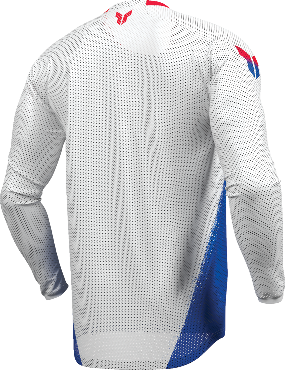 THOR Launchmode Air Darkside Jersey - White/Blue - 2XL 2910-8918
