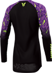 THOR Women's Launchmode Spotted Jersey - Black/Purple - Small 2911-0400