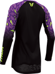 THOR Women's Launchmode Spotted Jersey - Black/Purple - Small 2911-0400