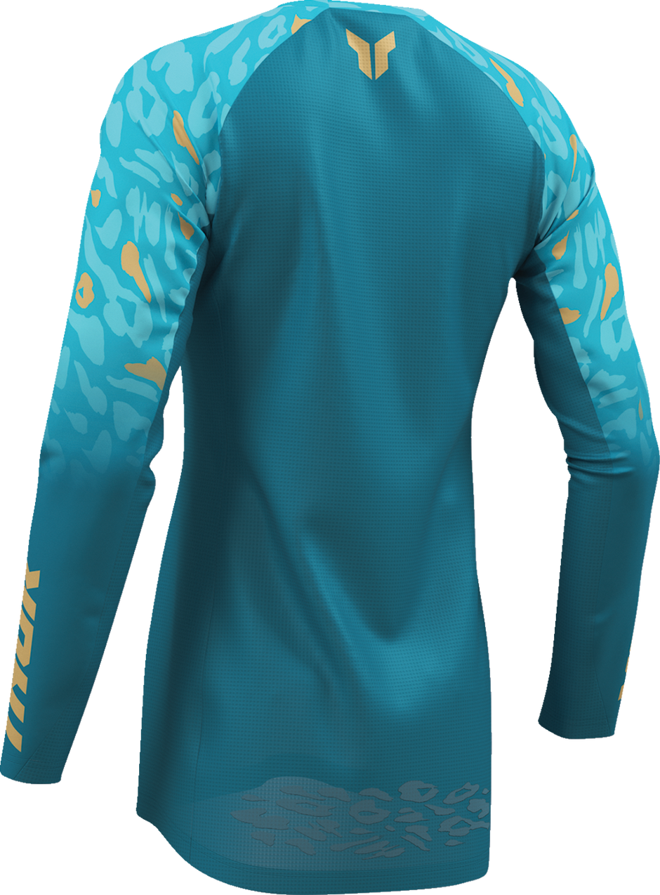 THOR Women's Launchmode Spotted Jersey - Jade/Starlight - XS 2911-0404