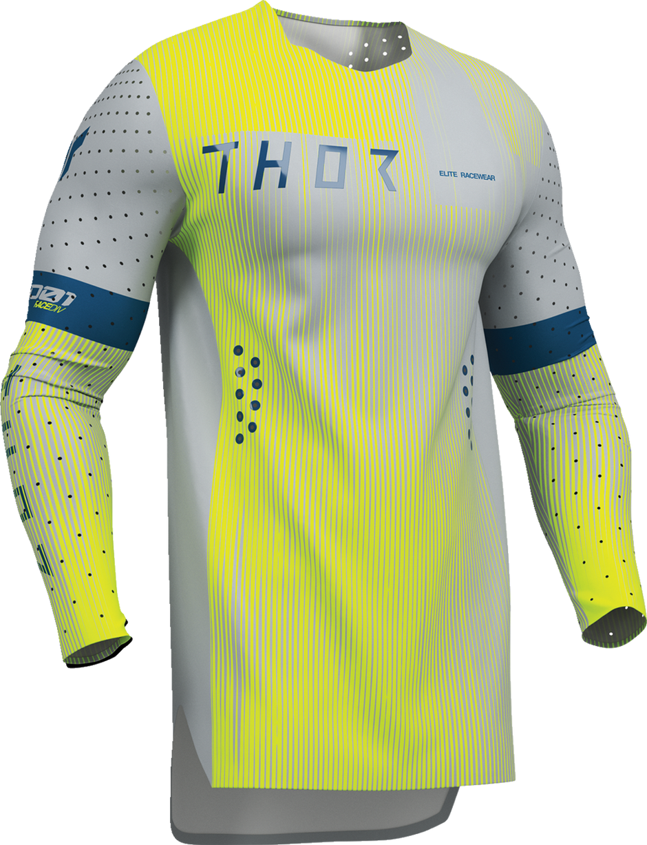 THOR Sportmode Vanish Jersey - Gray/Dark Blue - Large 2910-8848