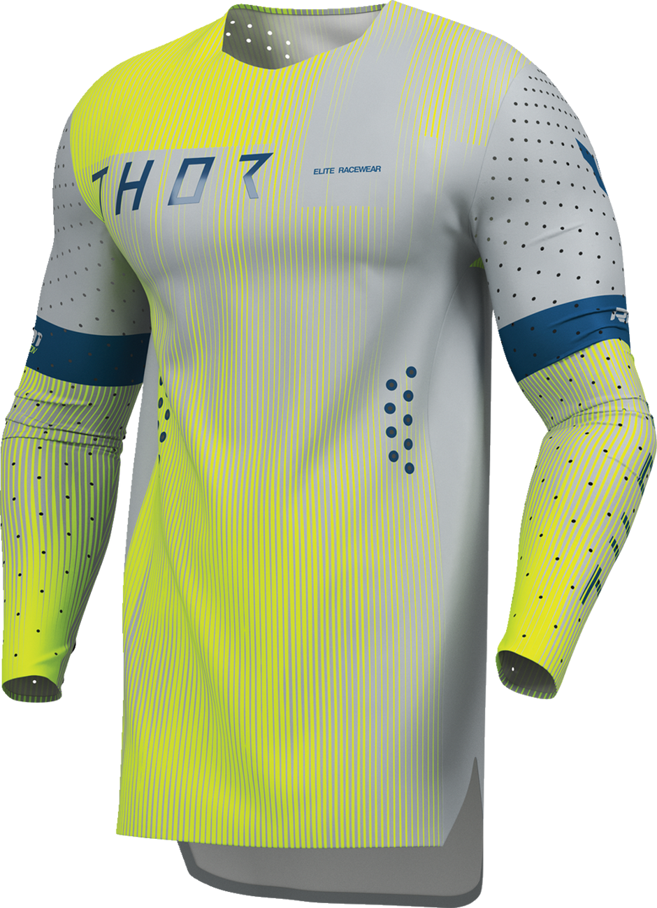 THOR Sportmode Vanish Jersey - Gray/Dark Blue - Large 2910-8848