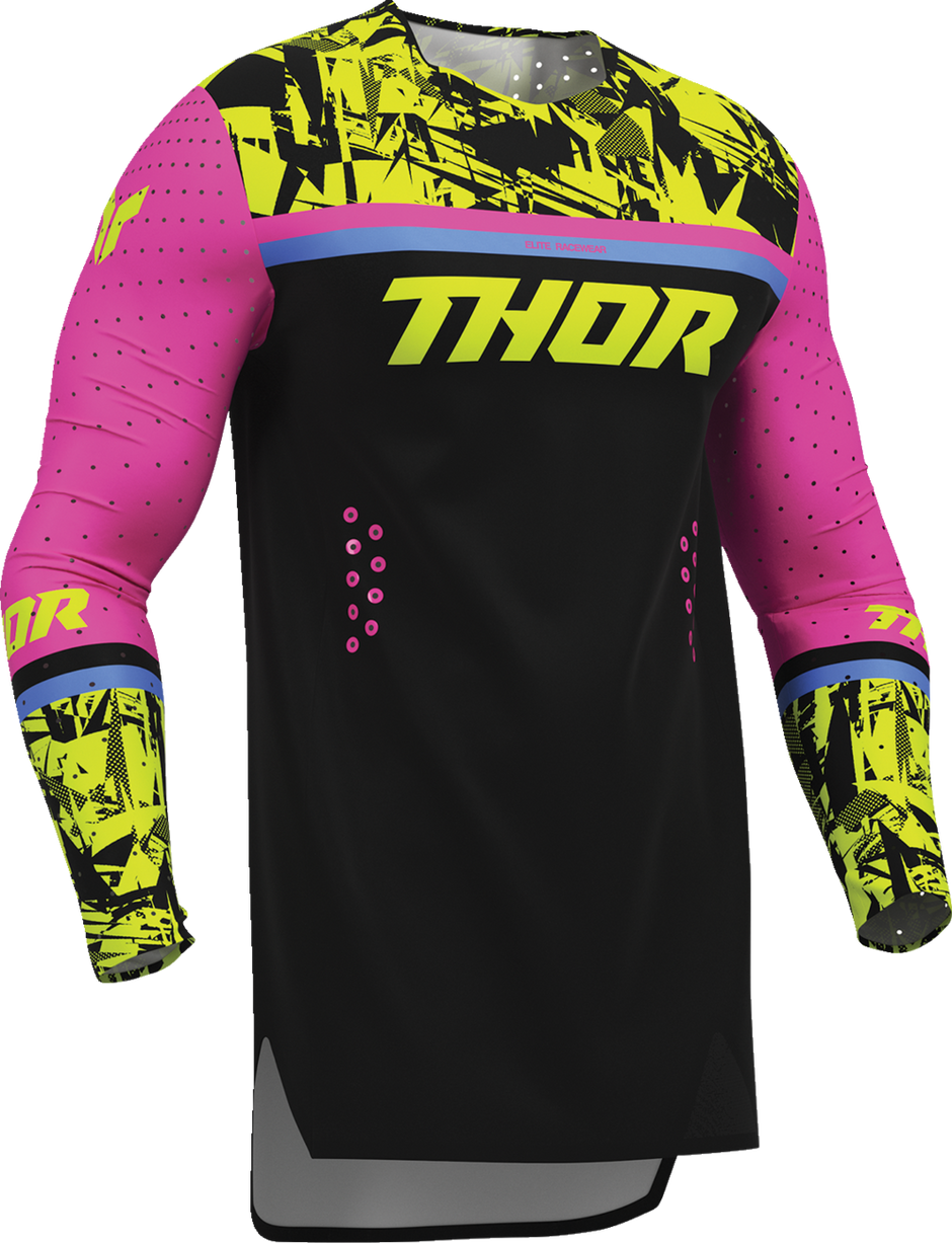 THOR Sportmode Punk'd Jersey - Black/Fuchsia - 2XL 2910-8860