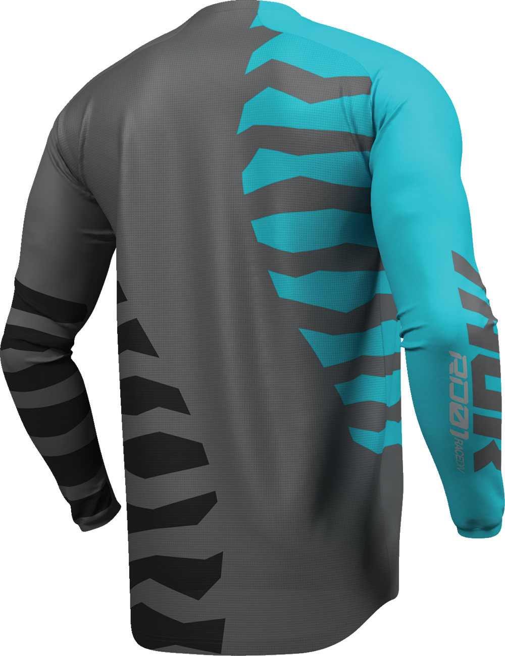 THOR Launchmode Shredder Jersey - Charcoal/Aqua - Medium 2910-8867