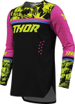 THOR Youth Sportmode Punk'd Jersey - Black/Fuchsia - Small 2912-2729