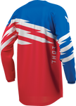 THOR Youth Launchmode Shockie Jersey - Red/Blue - XS 2912-2750