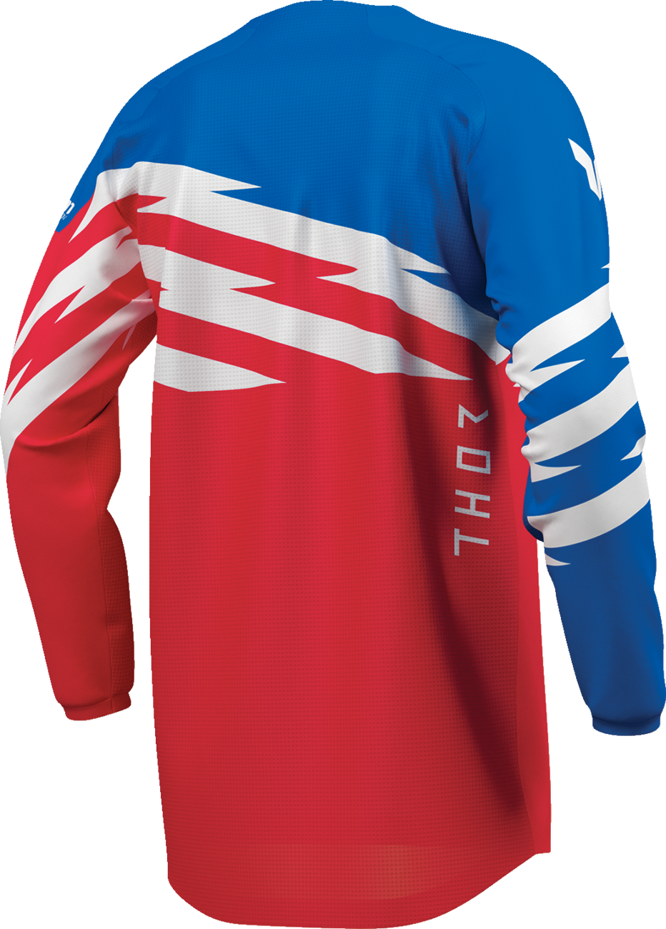 THOR Youth Launchmode Shockie Jersey - Red/Blue - Medium 2912-2752