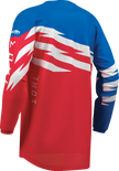 THOR Youth Launchmode Shockie Jersey - Red/Blue - Large 2912-2753