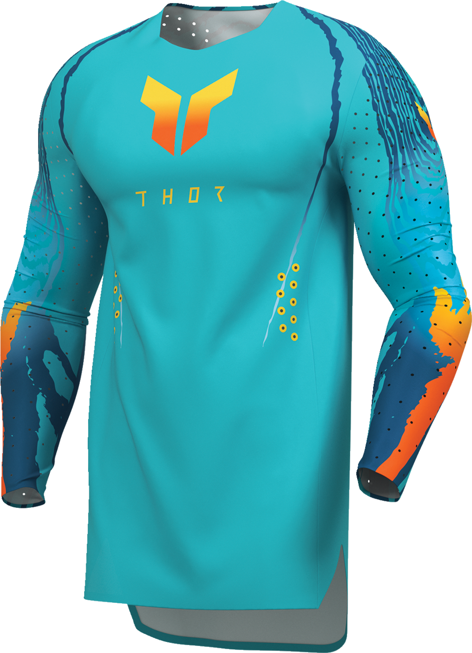 THOR Sportmode Damascus Jersey - Aqua - Large 2910-8823