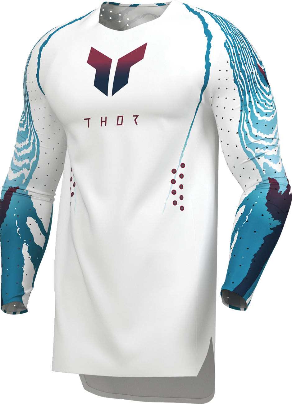 THOR Sportmode Damascus Jersey - White - 2XL 2910-8830