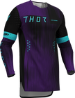 THOR Sportmode Vanish Jersey - Black/Purple - Small 2910-8836