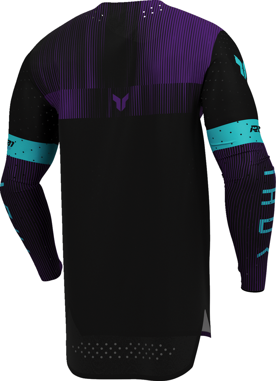 THOR Sportmode Vanish Jersey - Black/Purple - Small 2910-8836