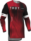 THOR Sportmode Vanish Jersey - Black/Red - Small 2910-8841