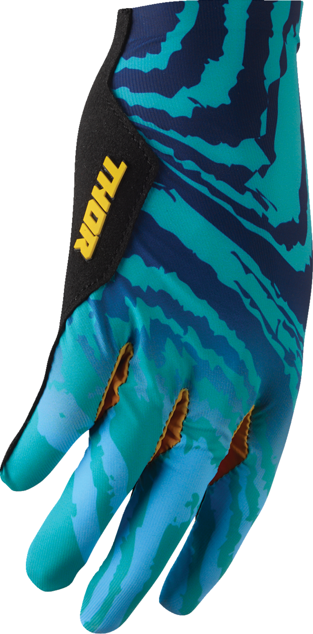 THOR Sportmode Damascus Gloves - Aqua - 2XL 3330-9290