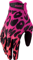 THOR Youth Launchmode Namir Gloves - Fuchsia/Black - Large 3332-2289