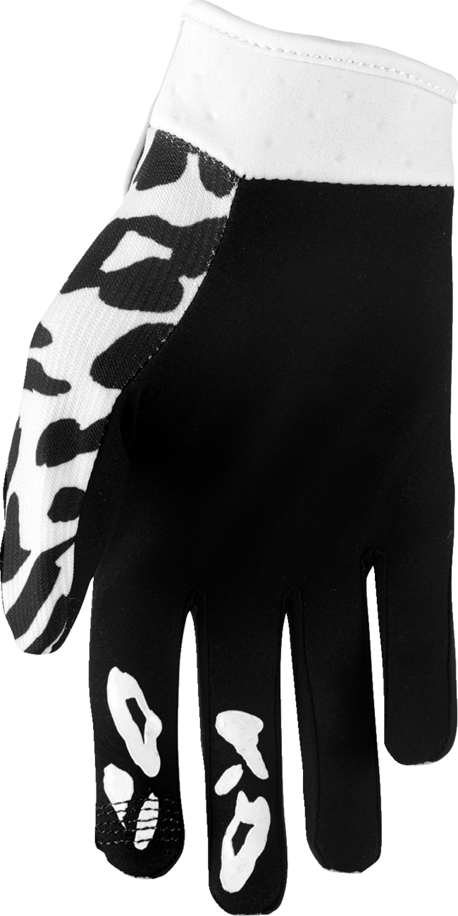 THOR Youth Launchmode Namir Gloves - White/Black - Medium 3332-2293