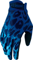 THOR Youth Launchmode Namir Gloves - Blue/Navy - Large 3332-2299