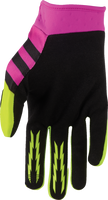 THOR Youth Launchmode Shockie Gloves - Acid/Fuchsia - 2XS 3332-2305