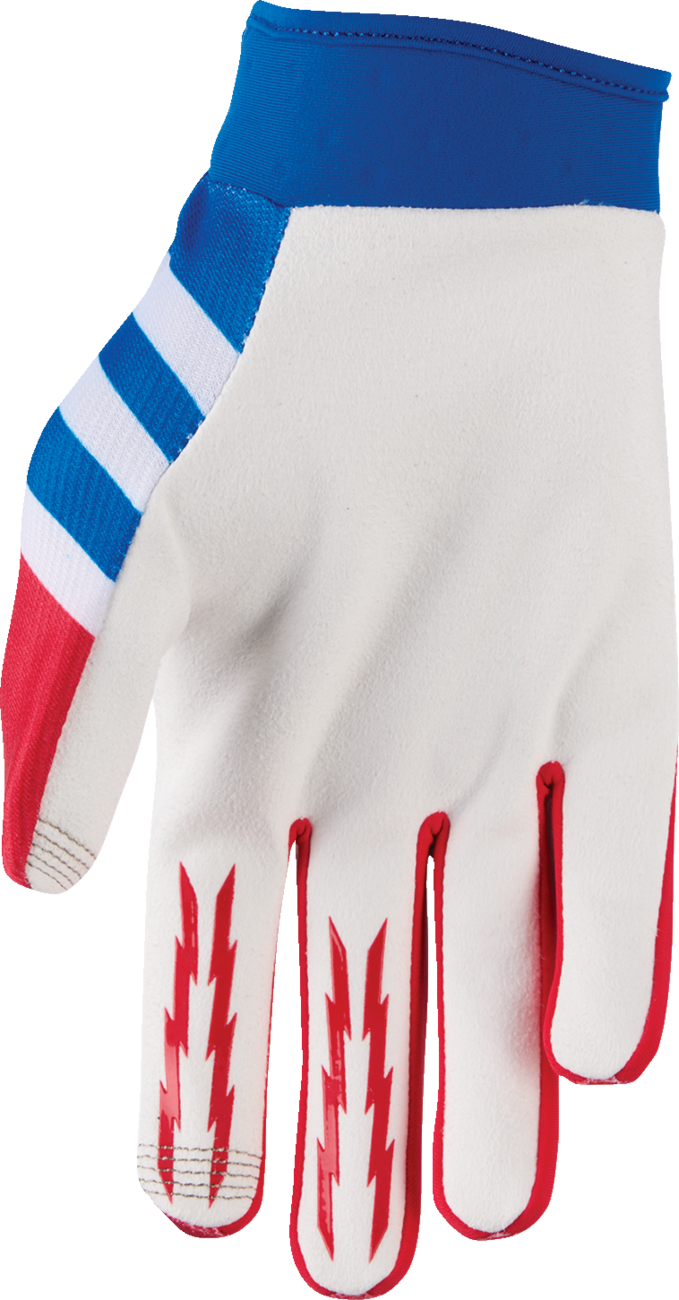 THOR Youth Launchmode Shockie Gloves - Red/Blue - XS 3332-2311