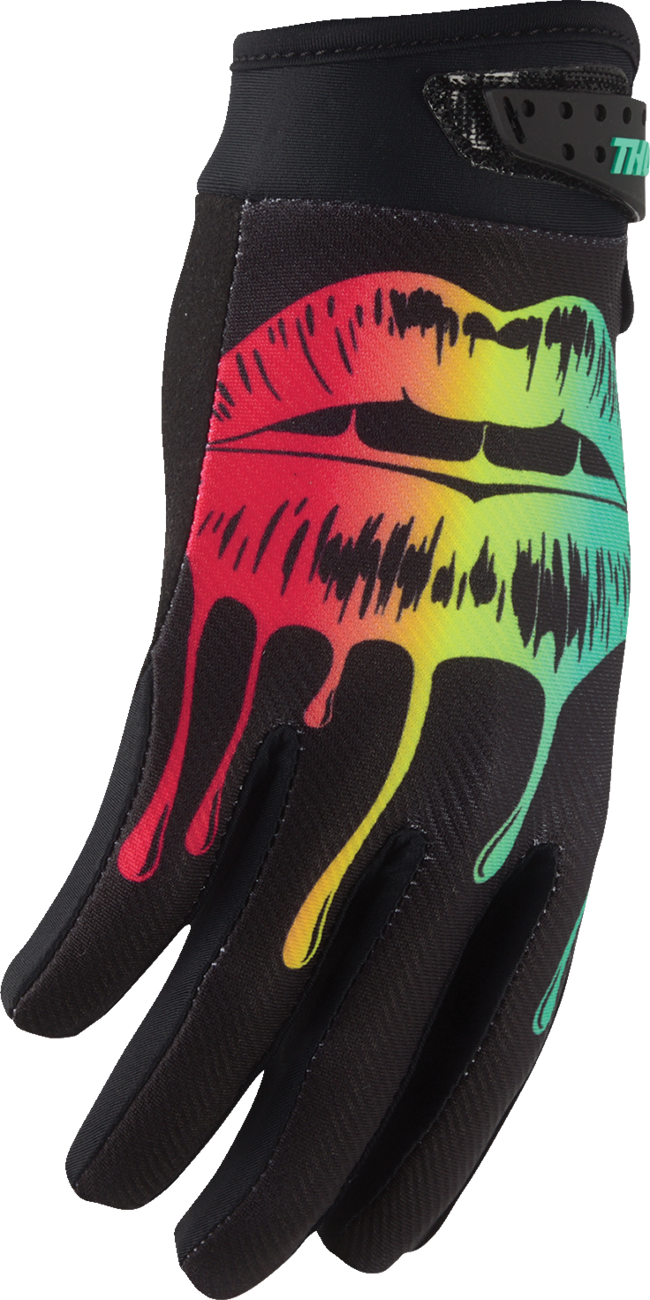 THOR Launchmode Lipper Gloves - Black - Medium 3330-9329