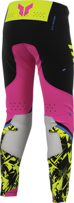 THOR Youth Sportsmode Punk'd Pants - Black/Fuchsia - US 24 2903-2731