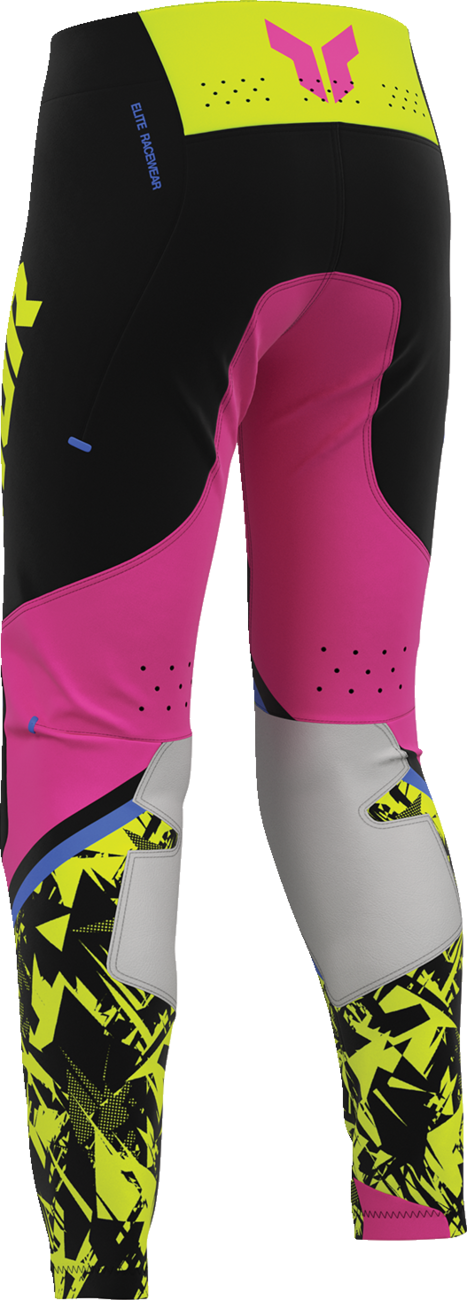 THOR Youth Sportsmode Punk'd Pants - Black/Fuchsia - US 24 2903-2731