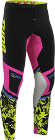 THOR Sportmode Punk'd Pants - Black/Fuchsia - US 38 2901-13032