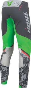 THOR Sportmode Punk'd Pants - Charcoal/Green - US 38 2901-13041