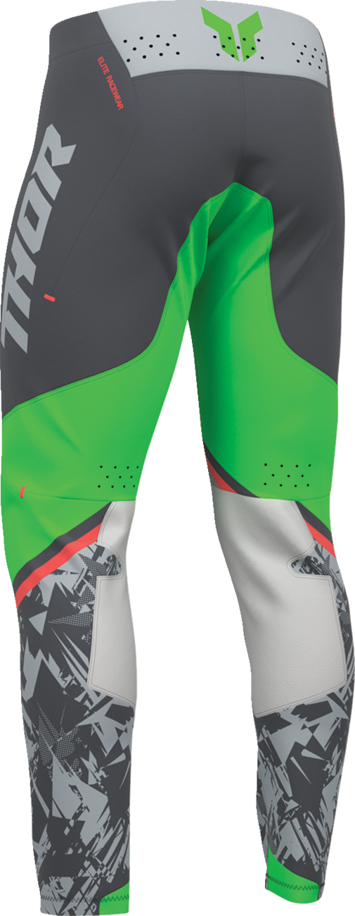 THOR Sportmode Punk'd Pants - Charcoal/Green - US 38 2901-13041