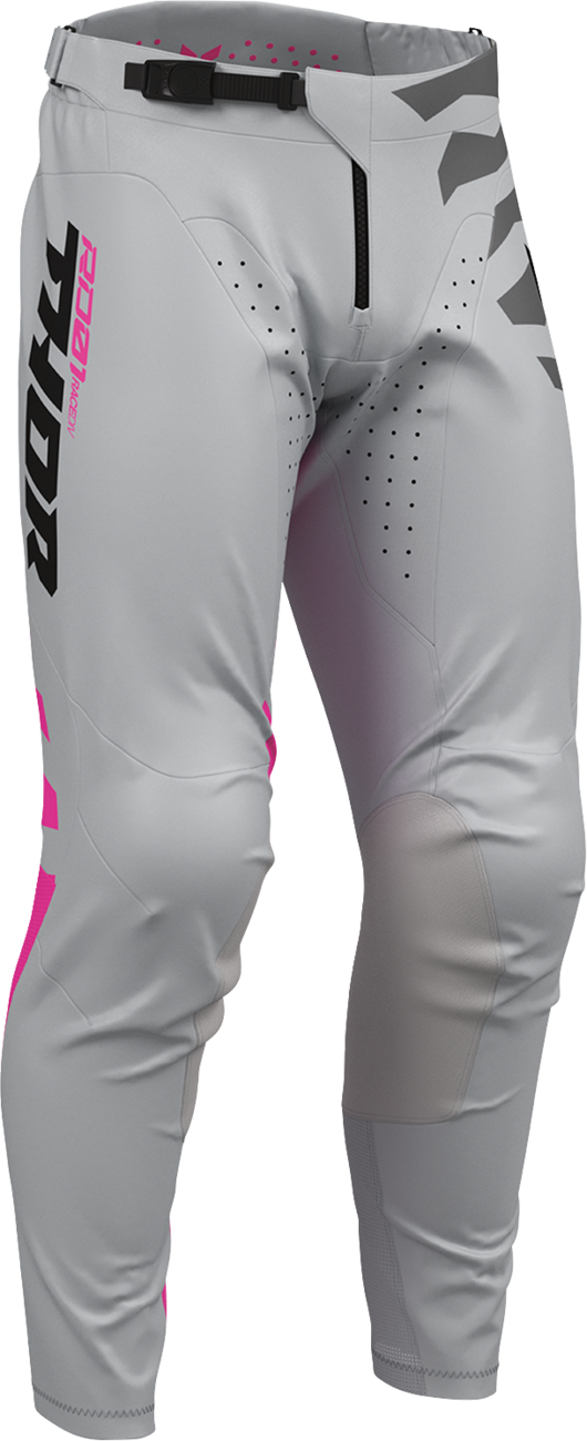 THOR Launchmode Shredder Pants - Gray/Fuchsia - US 28 2901-13060