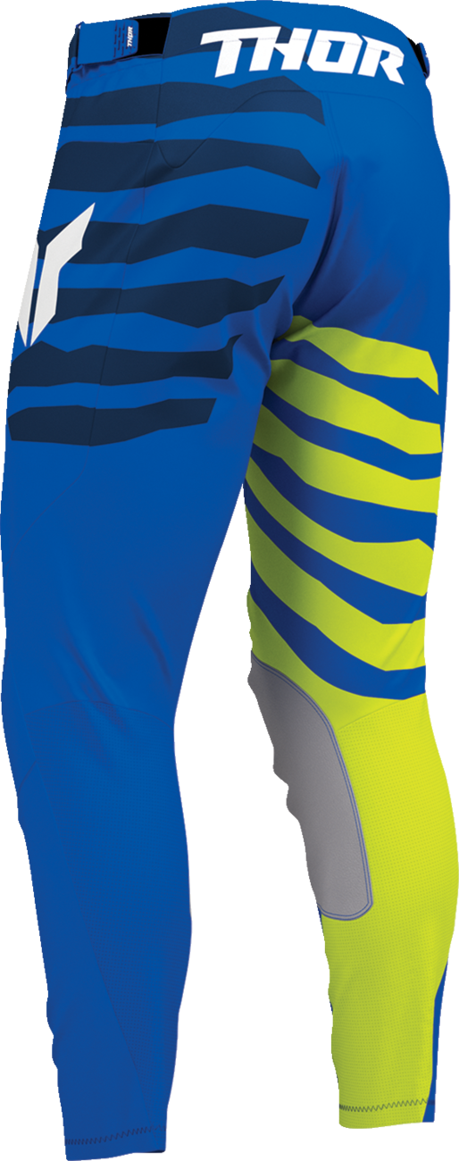 THOR Launchmode Shredder Pants - Blue/Acid - US 28 2901-13069