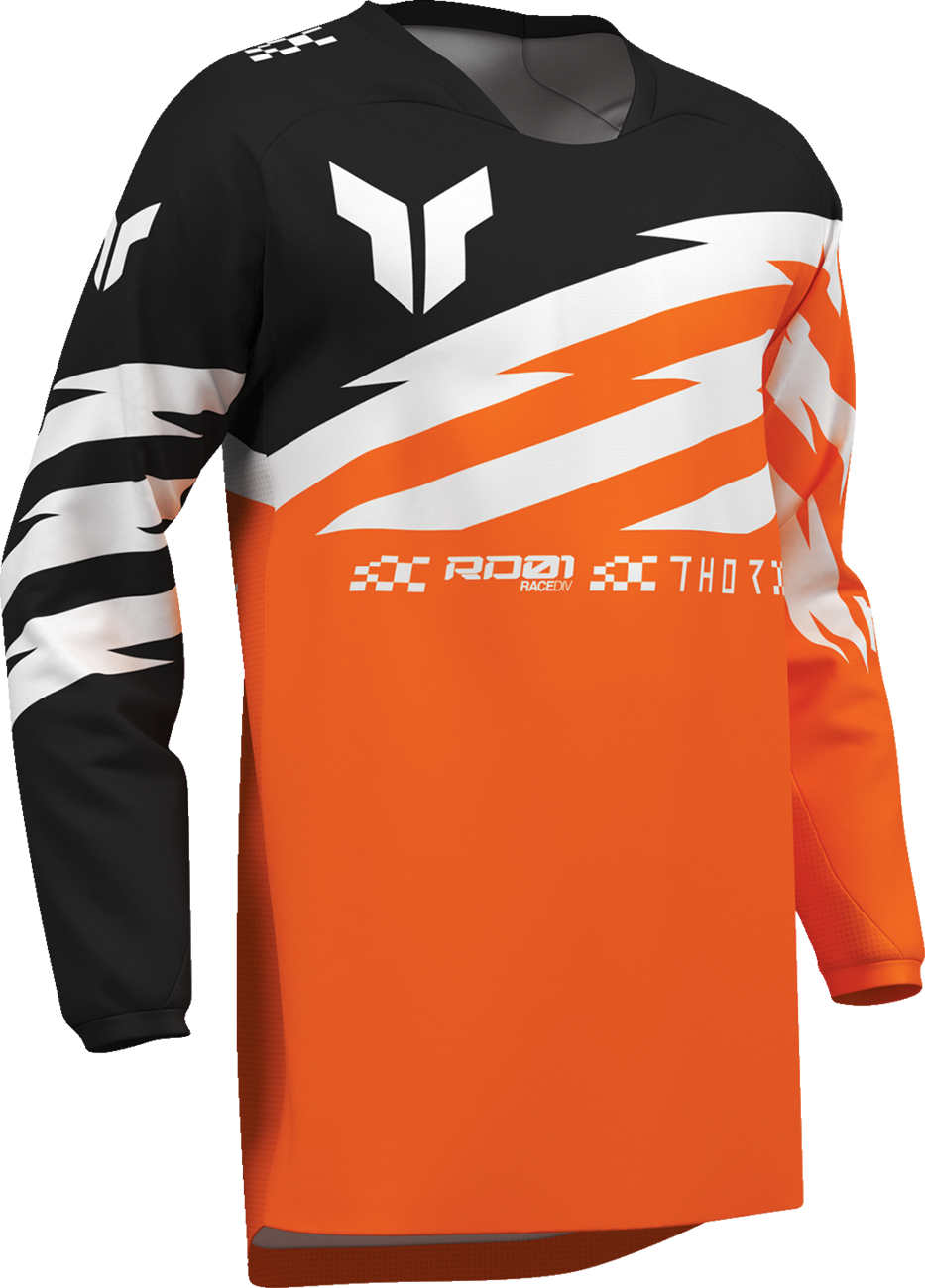 THOR Youth Launchmode Shockie Jersey - Fluo Orange/Black - Large 2912-2747