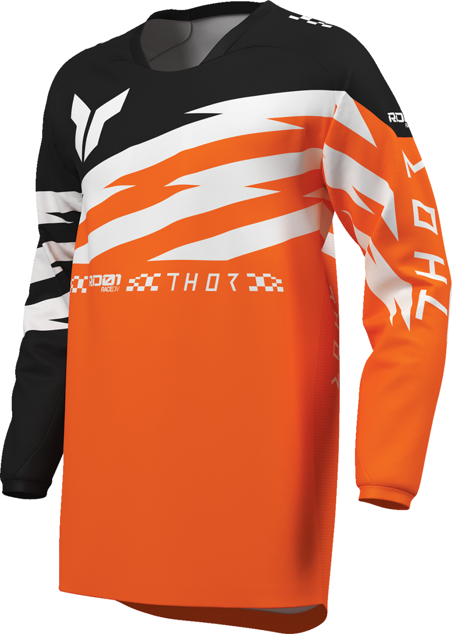 THOR Youth Launchmode Shockie Jersey - Fluo Orange/Black - Large 2912-2747