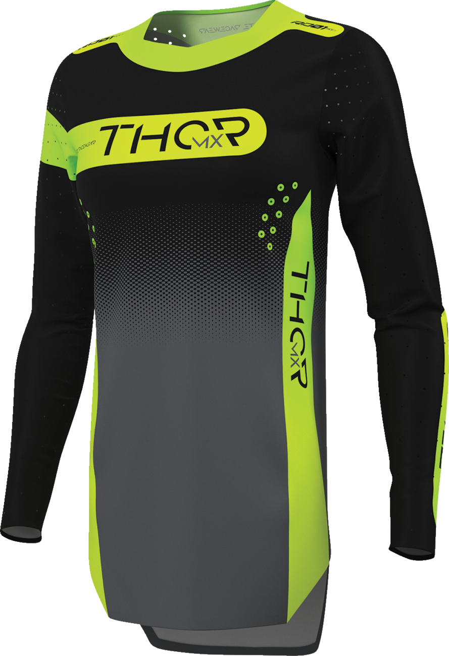 THOR Women's Sportmode Merge Jersey - Charcoal/Black - Medium 2911-0391