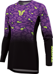 THOR Women's Launchmode Spotted Jersey - Black/Purple - Medium 2911-0401