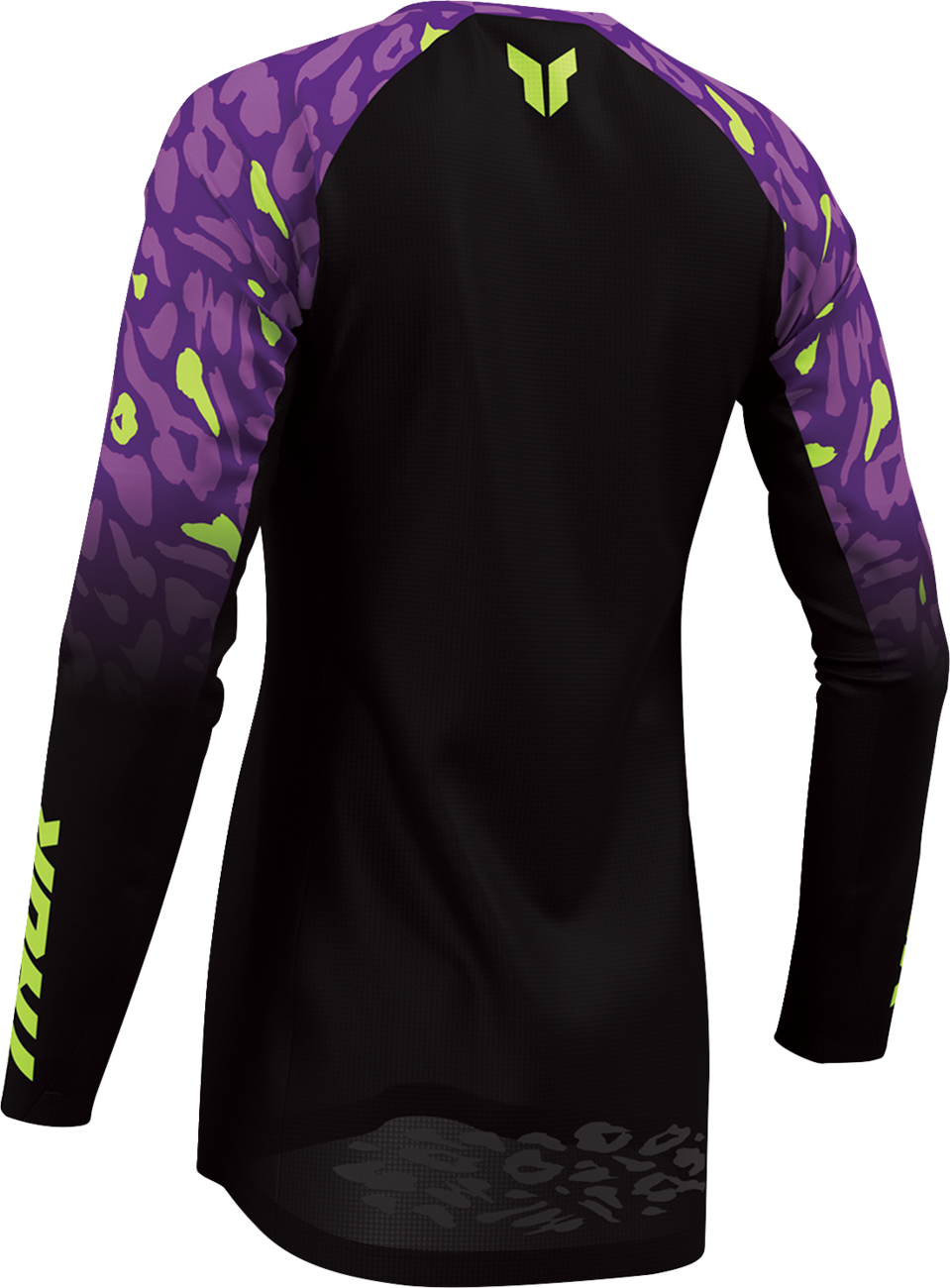 THOR Women's Launchmode Spotted Jersey - Black/Purple - Large 2911-0402