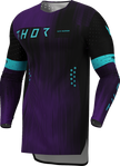 THOR Sportmode Vanish Jersey - Black/Purple - XL 2910-8839