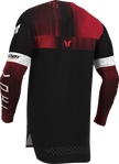 THOR Sportmode Vanish Jersey - Black/Red - Large 2910-8843