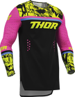 THOR Sportmode Punk'd Jersey - Black/Fuchsia - Medium 2910-8857
