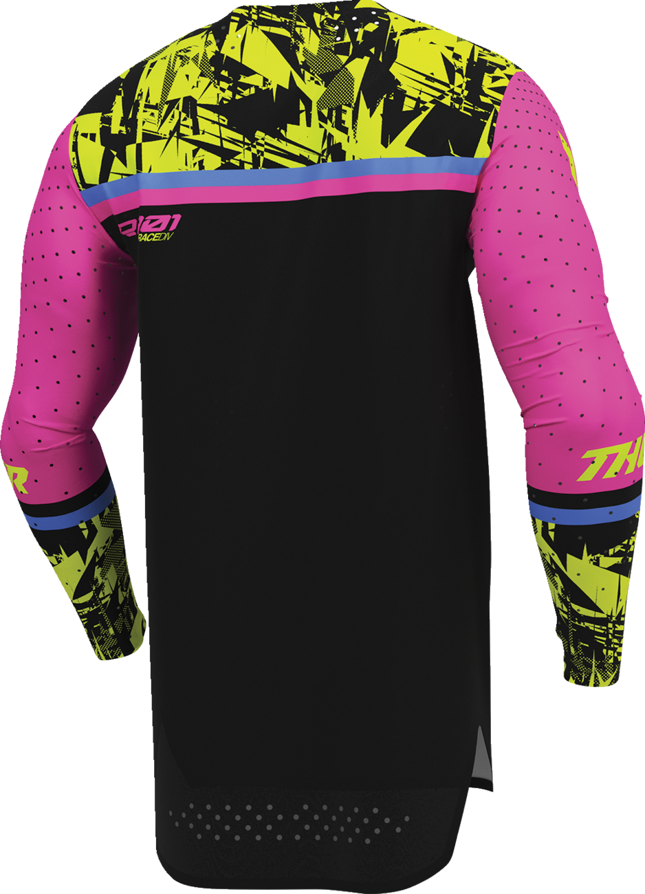 THOR Sportmode Punk'd Jersey - Black/Fuchsia - Medium 2910-8857