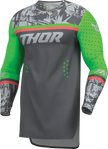 THOR Sportmode Punk'd Jersey - Charcoal/Green - Small 2910-8861