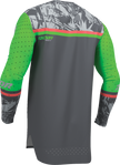 THOR Sportmode Punk'd Jersey - Charcoal/Green - Small 2910-8861