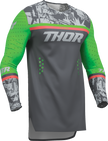 THOR Sportmode Punk'd Jersey - Charcoal/Green - Large 2910-8863