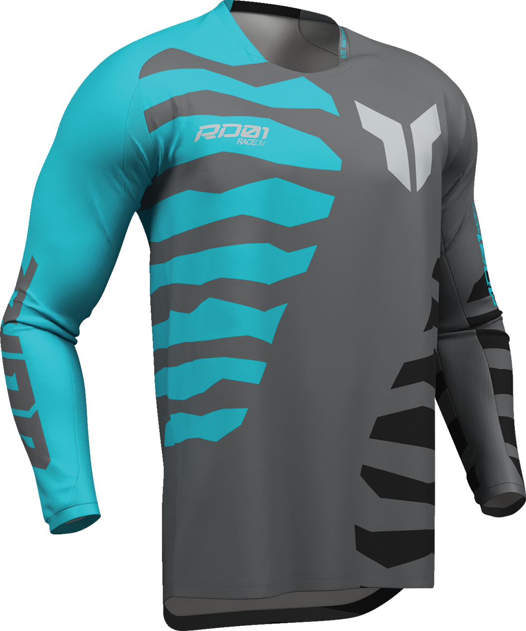 THOR Launchmode Shredder Jersey - Charcoal/Aqua - XL 2910-8869