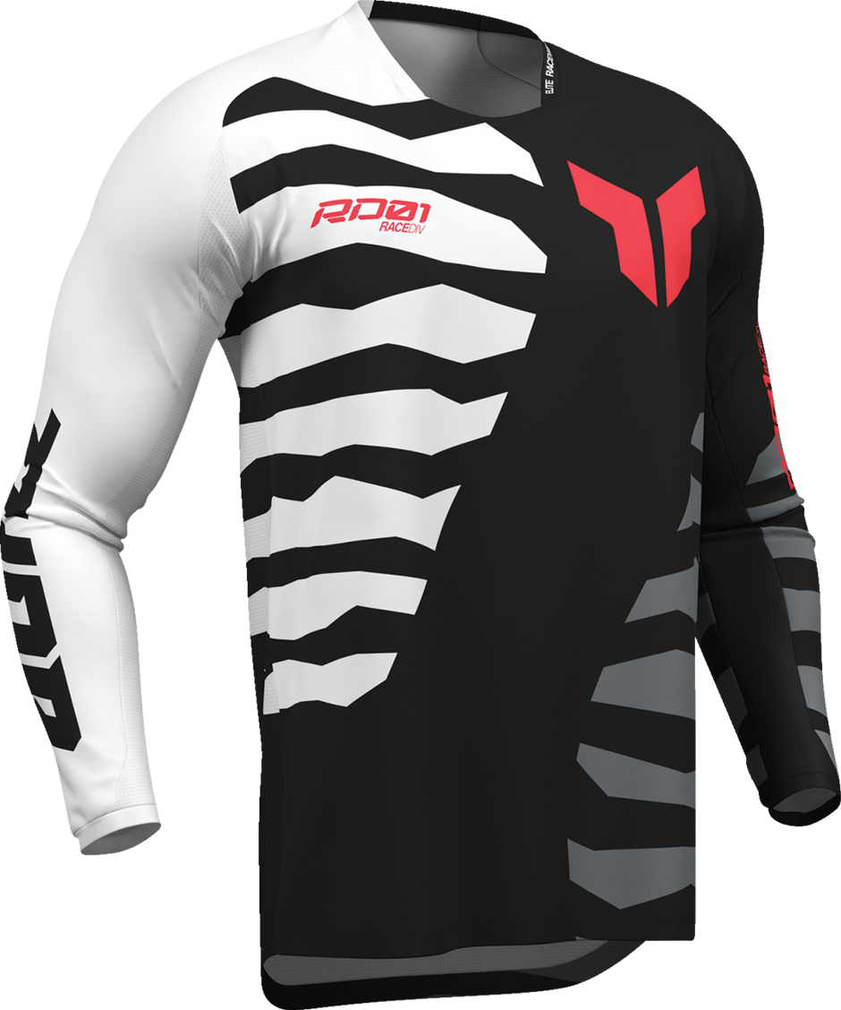 THOR Launchmode Shredder Jersey - Black/White - 3XL 2910-8877