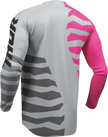 THOR Launchmode Shredder Jersey - Gray/Fuchsia - 3XL 2910-8883